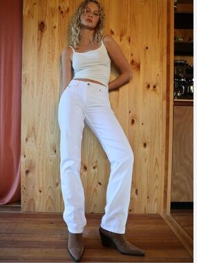 ROLLAS Classic Straight Jean White